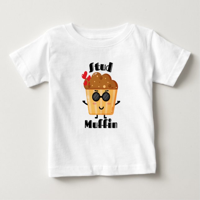 Valentinstag Shirts für Kleinkinder | Stud Muffin (Vorderseite)