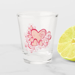 Valentinstag-Shotglas Schnapsglas