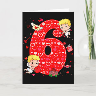 Valentinstag Six Seven Hearts 6 7 Meme Gen Alpha Karte