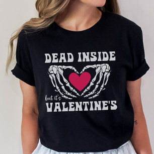 Valentinstag Skelett, Funny Gothic Valentine T T-Shirt