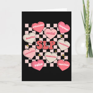 Valentinstag Slp Candy Heart Sprachtherapie Sprech Karte