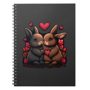 Valentinstag Sonnenschein, Liebe Herz und Rose Notizblock