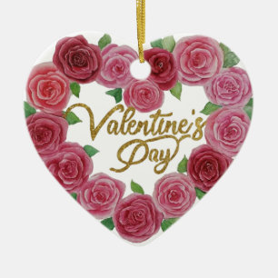 Valentinstag-Special für dich. Keramik Ornament