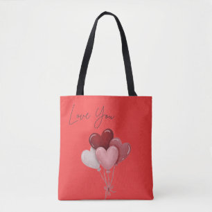 Valentinstag-Spezial-Herz-Tragetasche