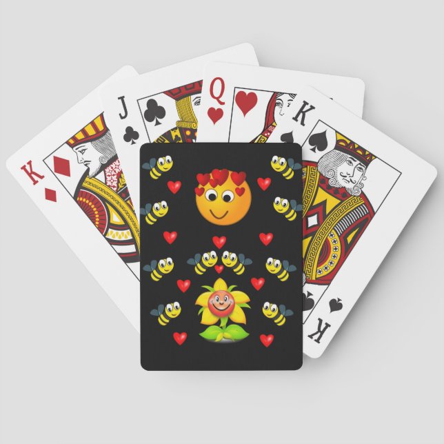Valentinstag-Spielkarten-Deck Spielkarten (Rückseite)