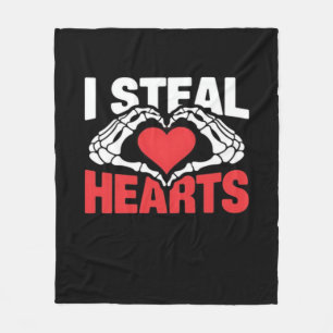 Valentinstag Stechkragen Funny Skeleton Hand Cl Fleecedecke