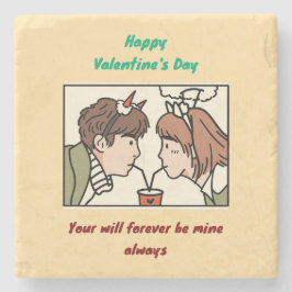 Valentinstag Steinuntersetzer