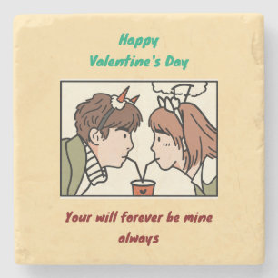 Valentinstag Steinuntersetzer