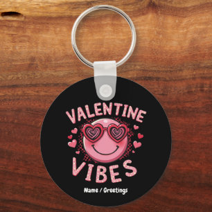 Valentinstag Stimmung Hippie Valentinstag Groovy R Schlüsselanhänger