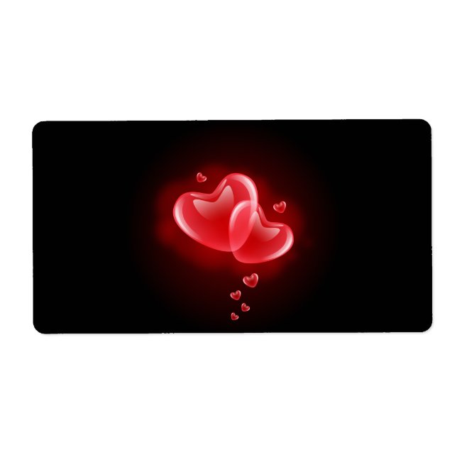 Valentinstag strahlende Herzen (Vorne)