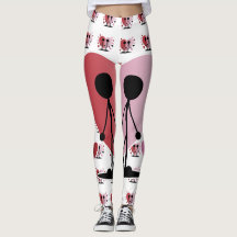 Valentinstag-Strichmännchen mit Händen