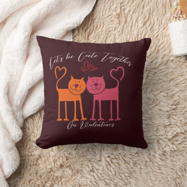 Valentinstag Süß Kissen (Decke)