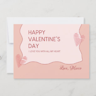 Valentinstag süße Feiertagskarte