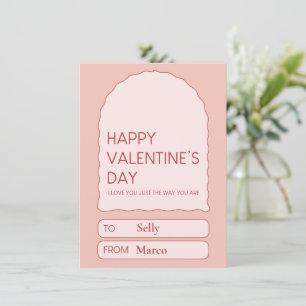 Valentinstag Süße Feiertagskarte