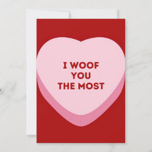 Valentinstag Süße Hundefoto Feiertagskarte