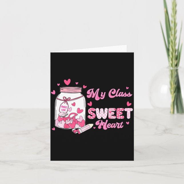 Valentinstag Süße Lehrerin Meine Klasse Ist Voller Karte (Vorderseite)