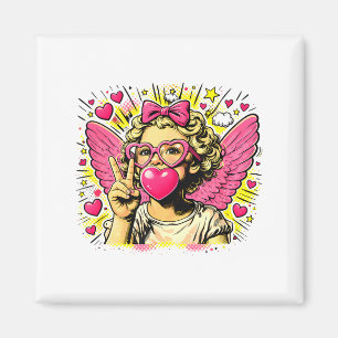 Valentinstag Süßer Cupid Herz Engel Liebe Feiertag Magnet