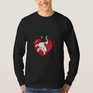 Valentinstag Süßer Hund Herz T-Shirt