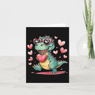 Valentinstag T-rex Dinosaurier Liebe Niedlich Frau Karte