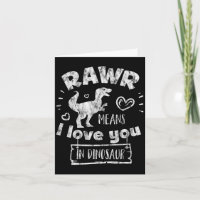 Valentinstag T-Rex Rawr bedeutet Ich liebe Dich au