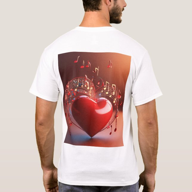Valentinstag T - Shirt (Rückseite)
