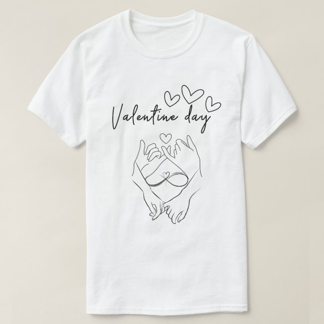 Valentinstag T-Shirt (Design vorne)