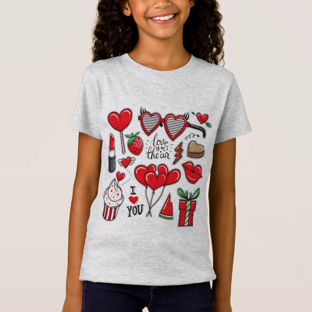 Valentinstag T-Shirt (Vorderseite)