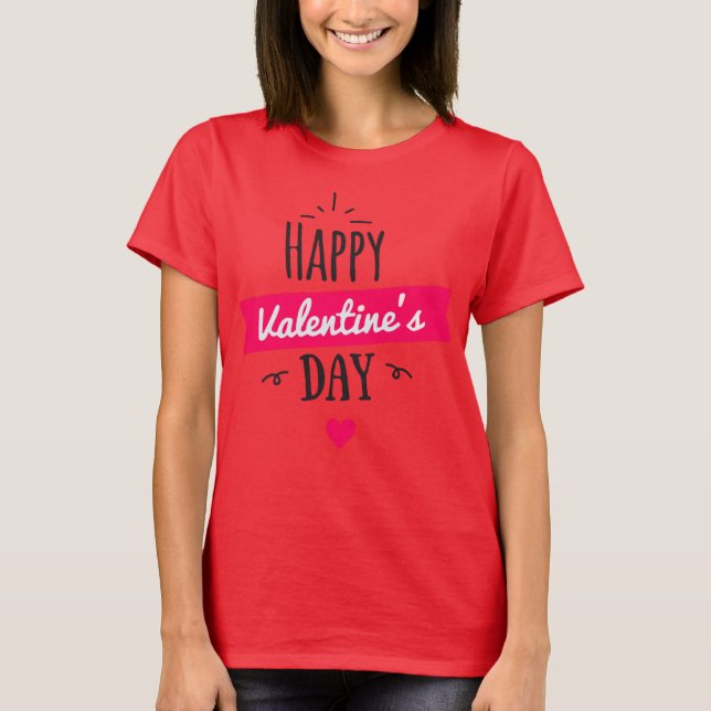 Valentinstag T - Shirt (Vorderseite)