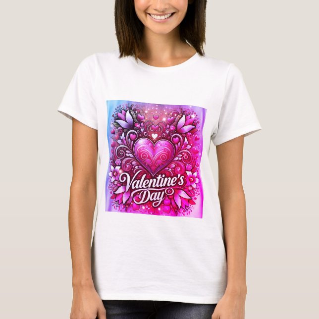 Valentinstag T-Shirt (Vorderseite)