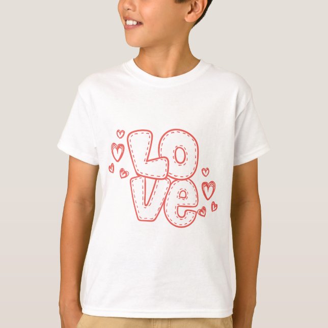Valentinstag T-Shirt (Vorderseite)