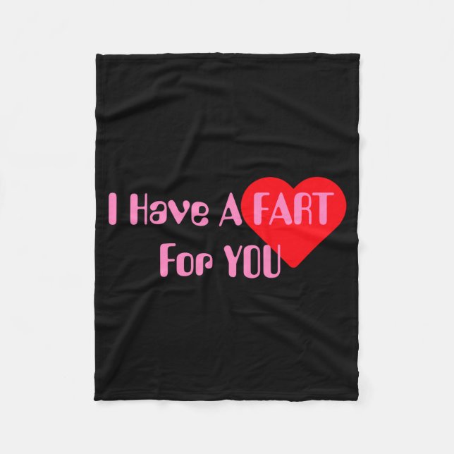 Valentinstag T-Shirt  Fleecedecke (Vorderseite)