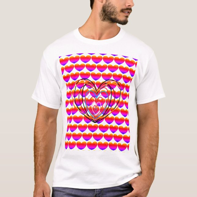 Valentinstag T - Shirt für Männer oder Frauen (Vorderseite)