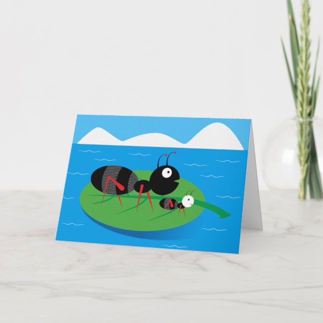 Valentinstag-Tageskarte der Familie Feiertagskarte (Vorderseite)