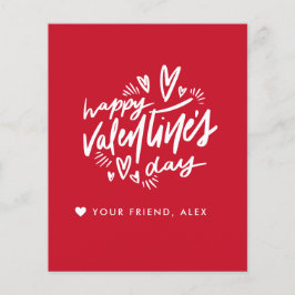 Valentinstag-Tageskarte Flyer