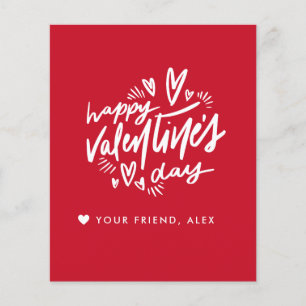 Valentinstag-Tageskarte Flyer