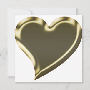 Valentinstag-Tageskarte mit niedlichem Gold