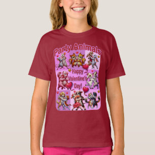 Valentinstag Tanzpaare "Party Animals" T-Shirt