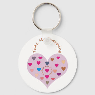 Valentinstag-Tasche Schlüsselanhänger
