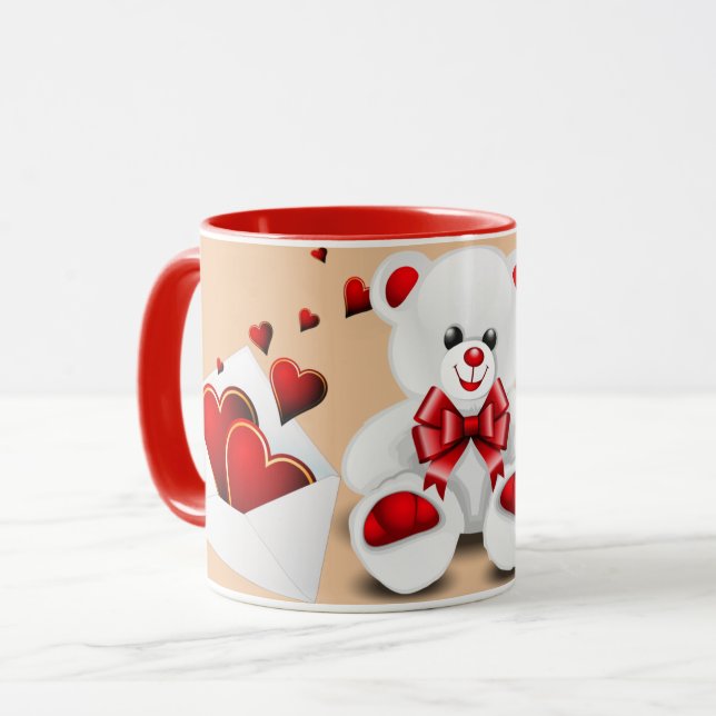 Valentinstag Tasse (Vorderseite Links)