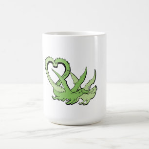 Valentinstag Tasse Dragons Couple Schwanz of Heart