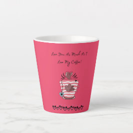 Valentinstag-Tasse Milchtasse