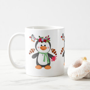 Valentinstag Tasse Pinguin Hearts