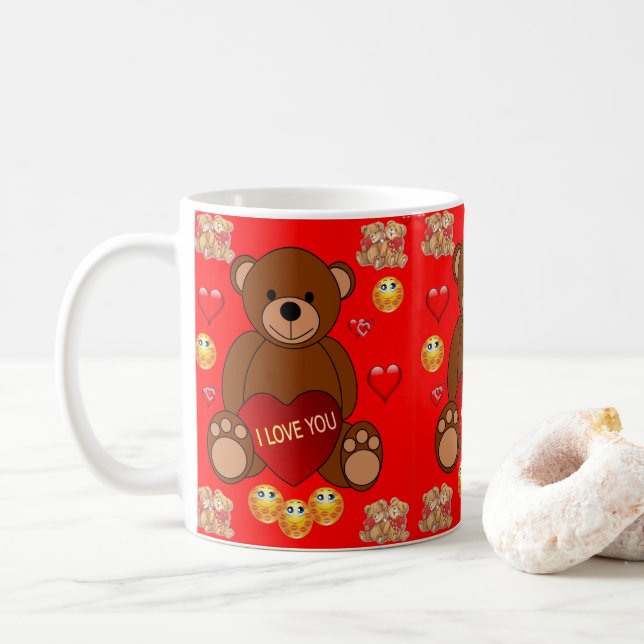 Valentinstag-Tasse Tasse (Mit Donut)