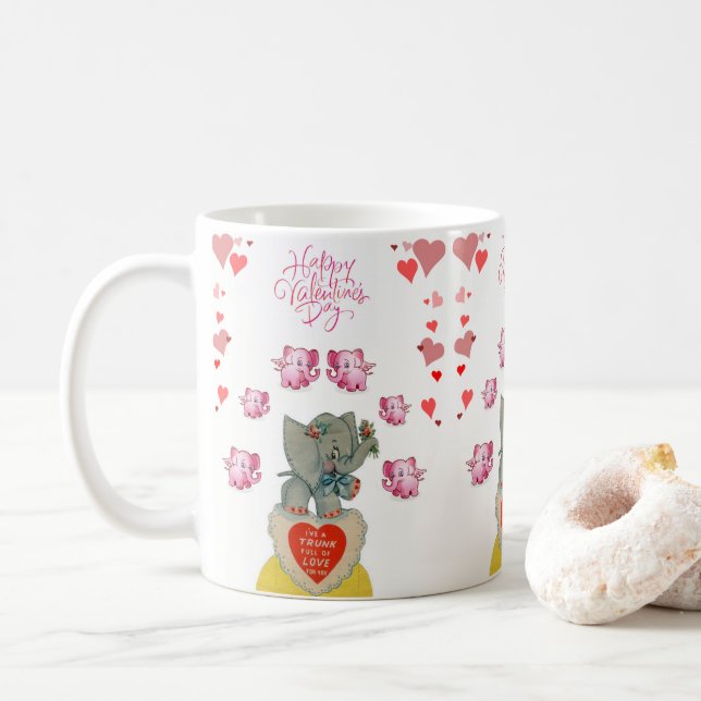 Valentinstag Tasse Tasse (Mit Donut)