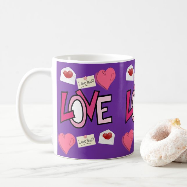 Valentinstag Tasse Tasse (Mit Donut)