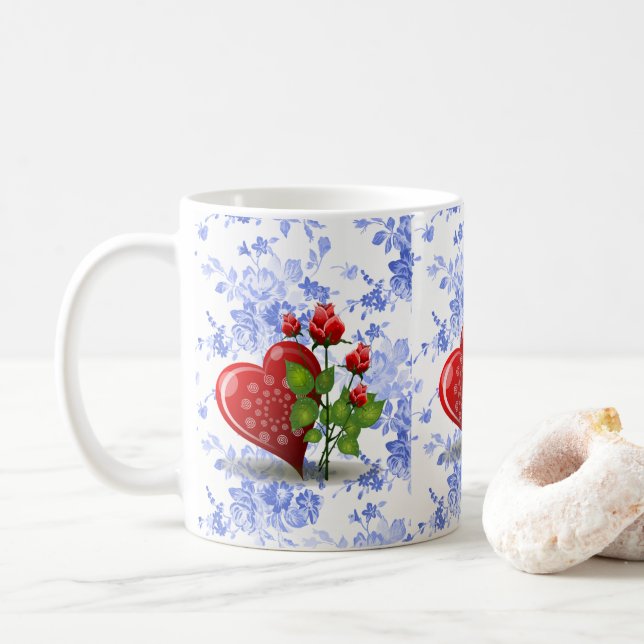 Valentinstag Tasse Tasse (Mit Donut)
