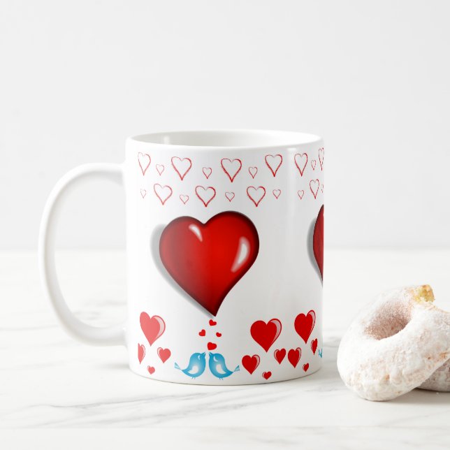 Valentinstag Tasse Tasse (Mit Donut)