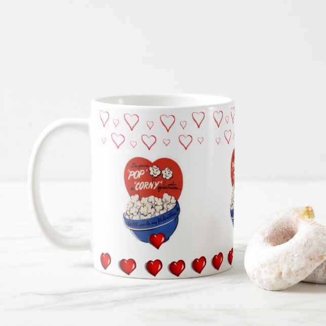 Valentinstag Tasse Tasse (Mit Donut)
