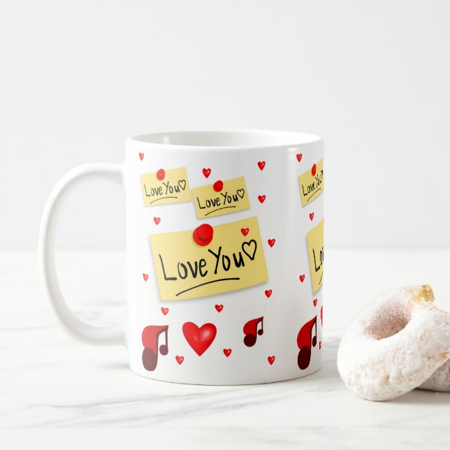 Valentinstag Tasse Tasse (Mit Donut)