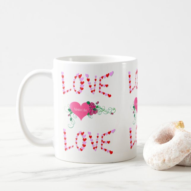 Valentinstag Tasse Tasse (Mit Donut)